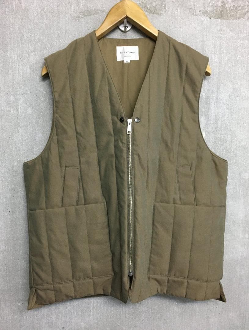 スティルバイハンド 22aw 美品 シンサレート 中綿 ジップ ベスト
