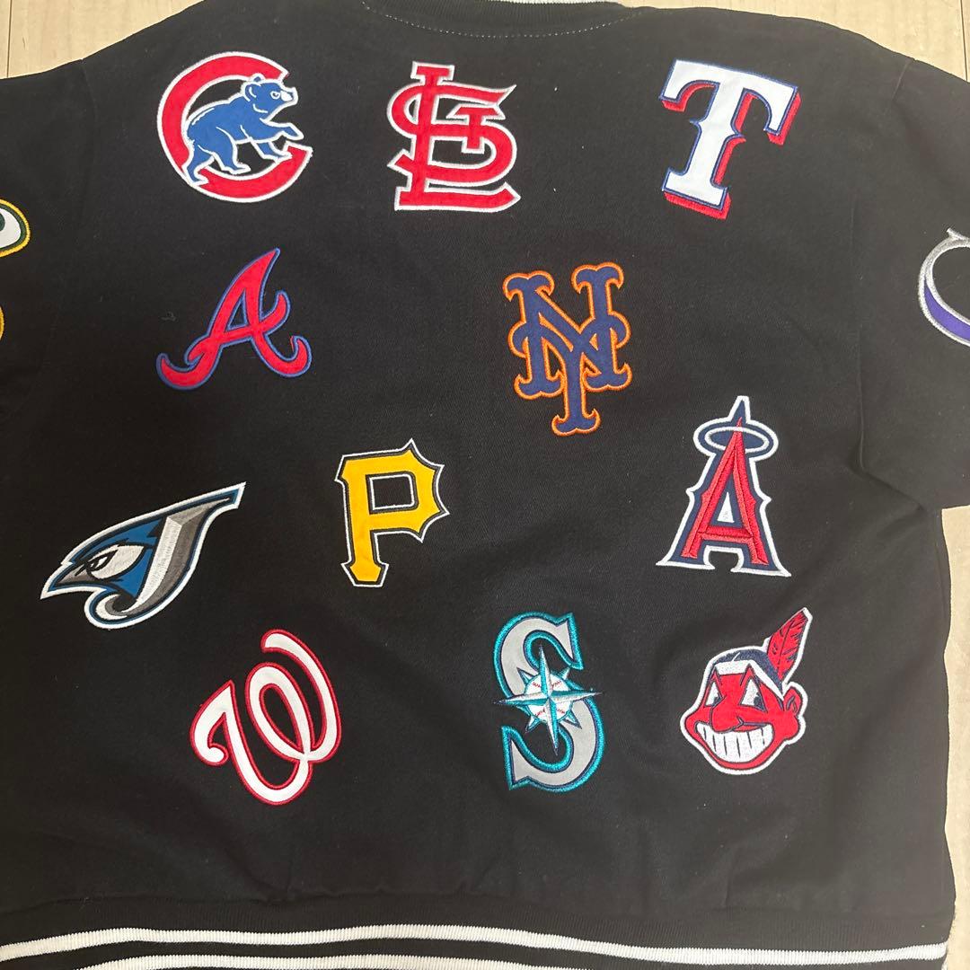 MLB刺繍スタジャン ブラック