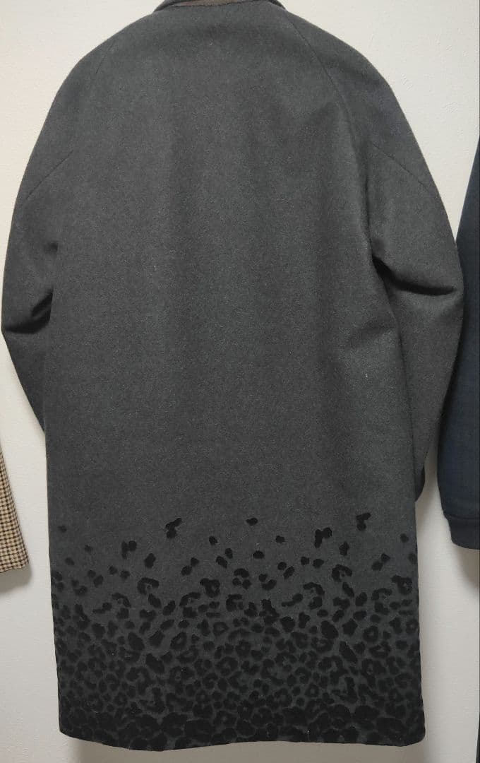 1/30迄大幅値下げ【美品】kolorレオパード柄コート1 16-17AW 名作