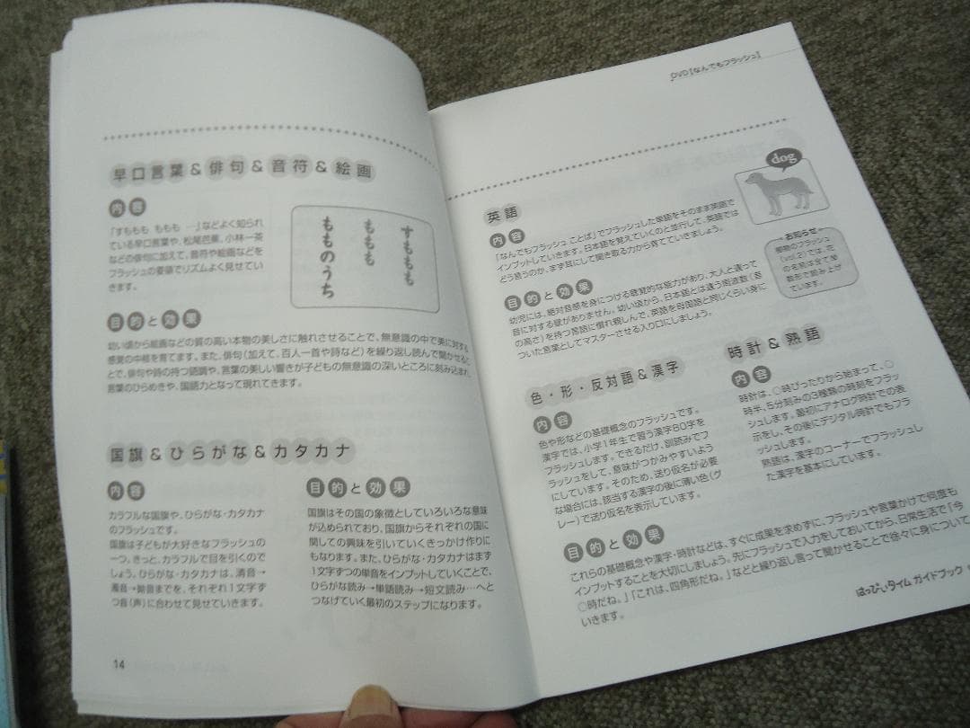 しちだ　はっぴいタイム　DVD全１２巻　絵本１０冊/ガイドブック付属