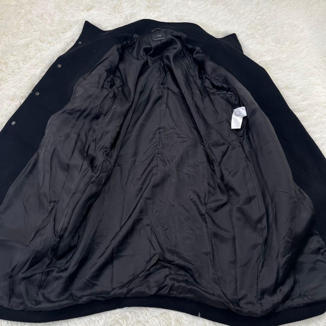 ★希少サイズ★23区 ダブルクロス スタンドカラーコート 2XL ビッグサイズ