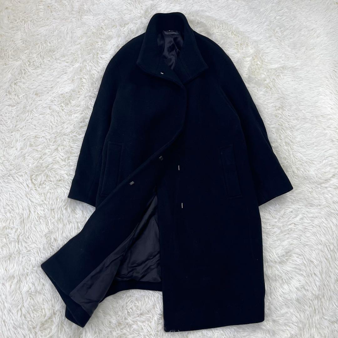 ★希少サイズ★23区 ダブルクロス スタンドカラーコート 2XL ビッグサイズ