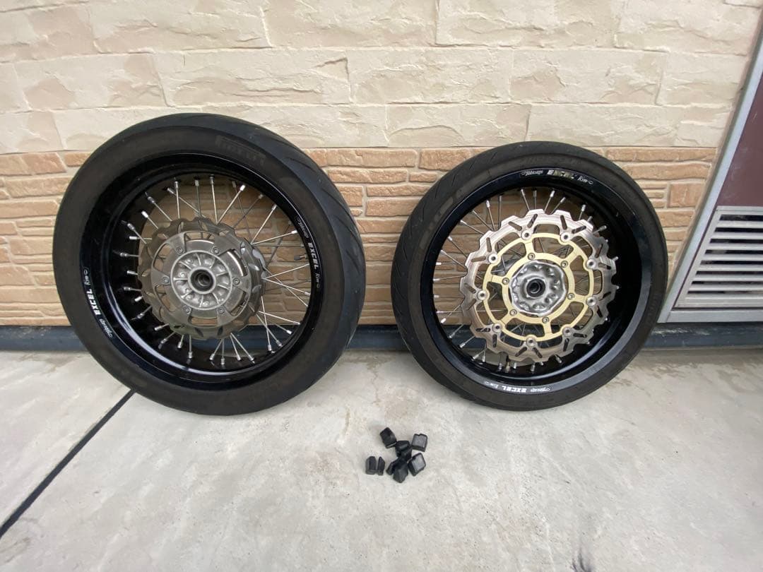 スズキDR-Z400SM SK44A純正フロントホイール リアホイール前後