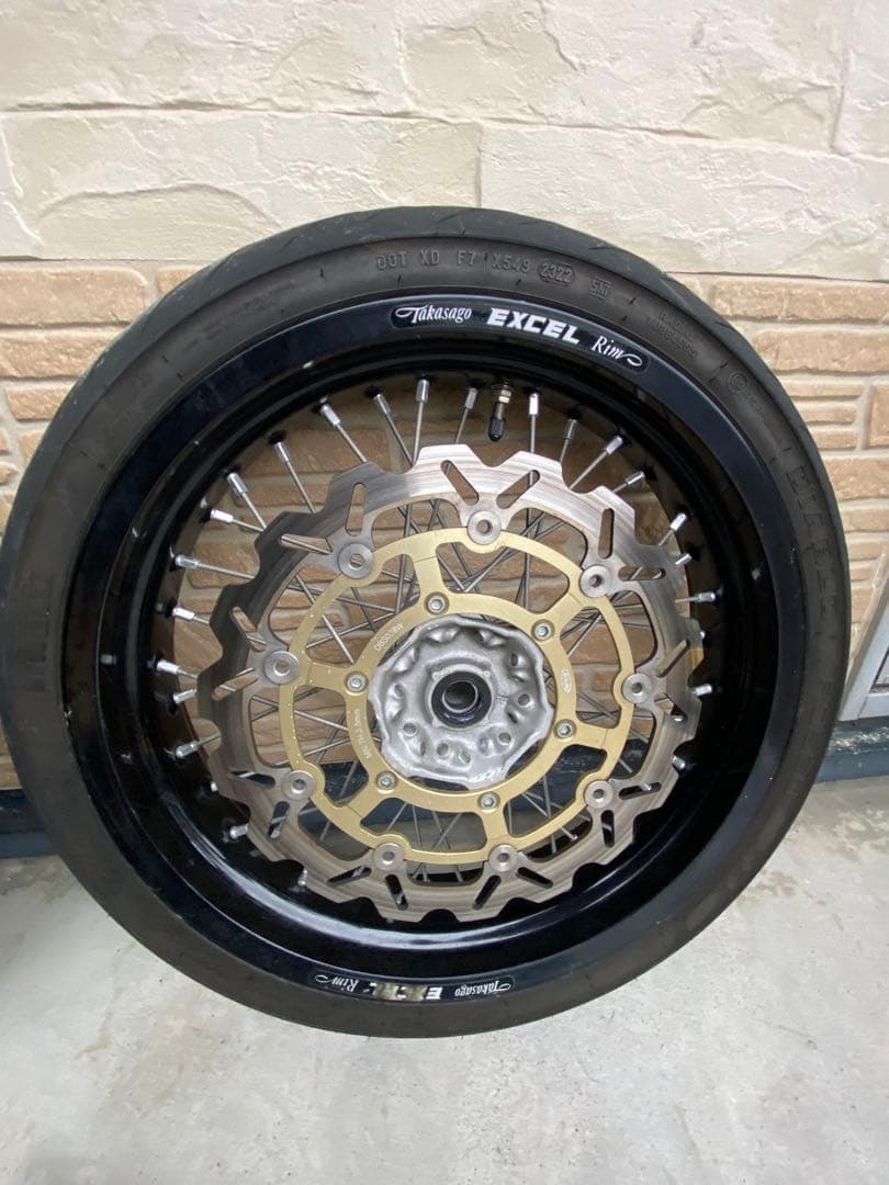 スズキDR-Z400SM SK44A純正フロントホイール リアホイール前後