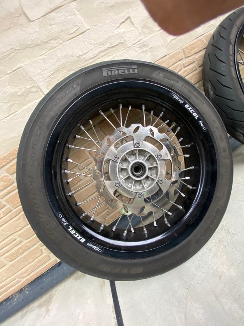 スズキDR-Z400SM SK44A純正フロントホイール リアホイール前後