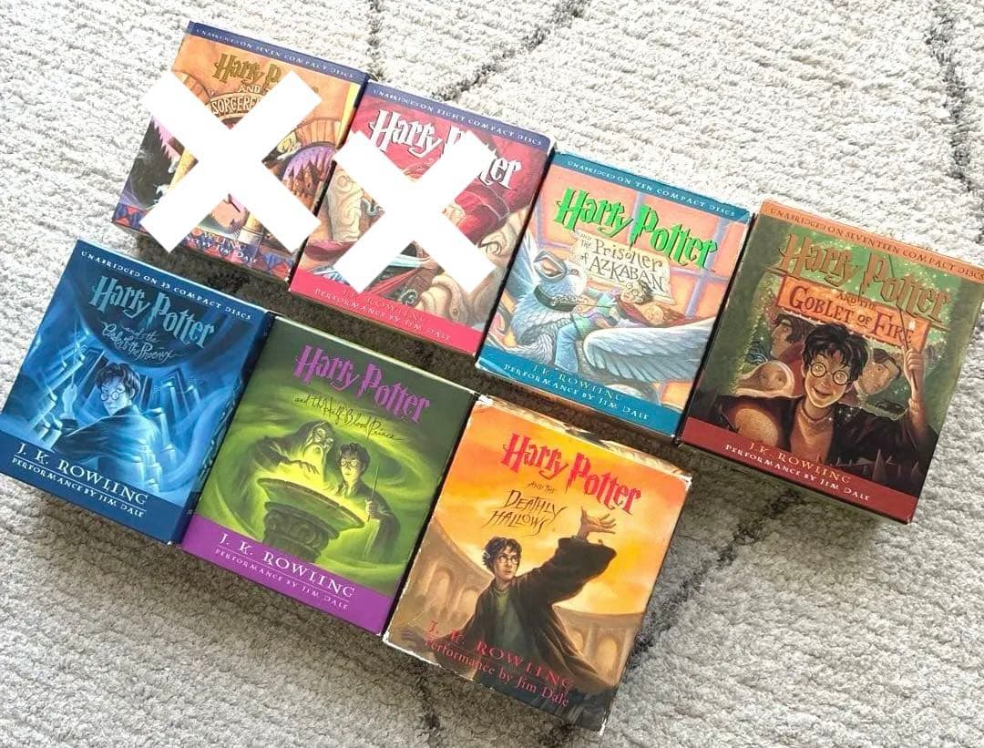 ハリー・ポッター オーディオブック 5巻セット 英語版