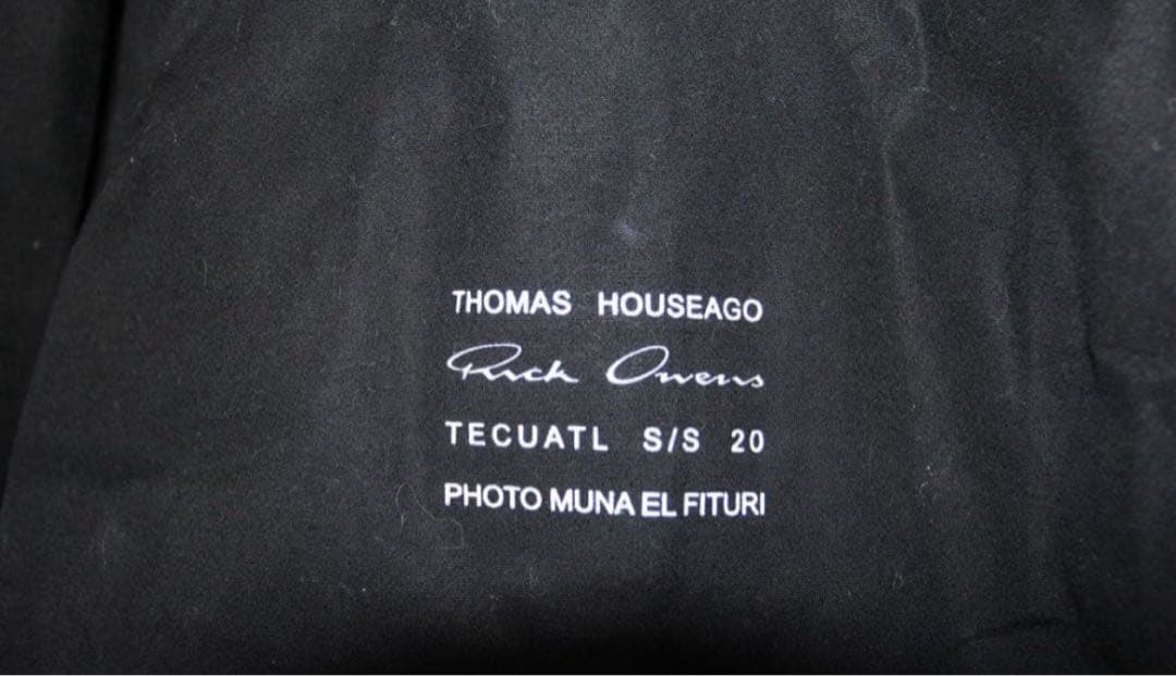 Rick Owens 20SS バックプリント アウターシャツ 50 美品正規品