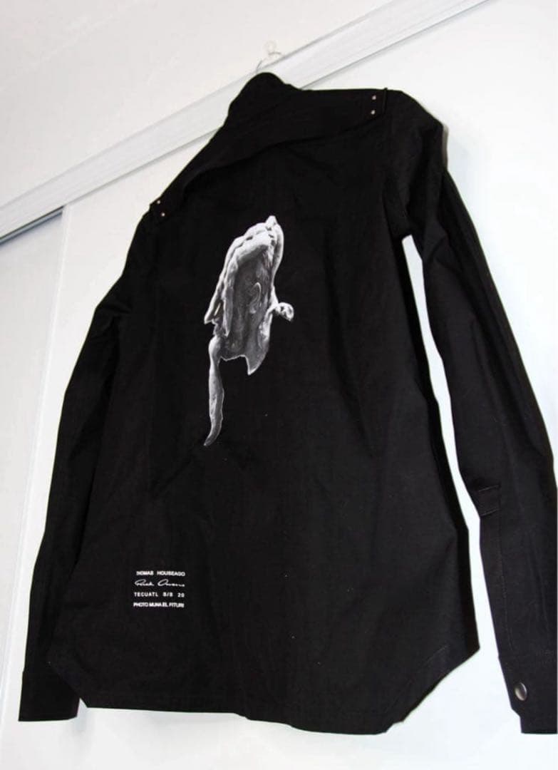 Rick Owens 20SS バックプリント アウターシャツ 50 美品正規品