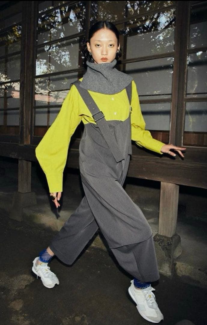 サロペット・オーバーオール・オールインワン OMMO COCOON SILHOUETTE AIO GRAY