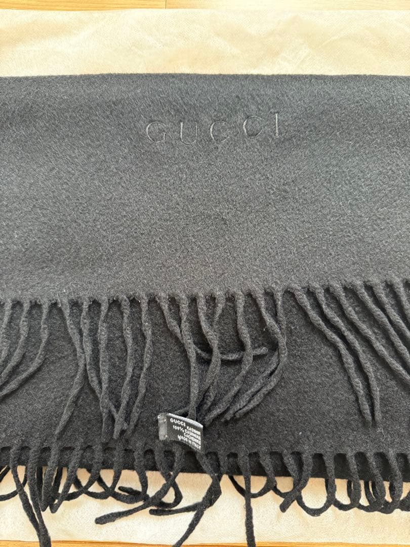 し*い様 グッチ　GUCCI カシミア　マフラー　ストール