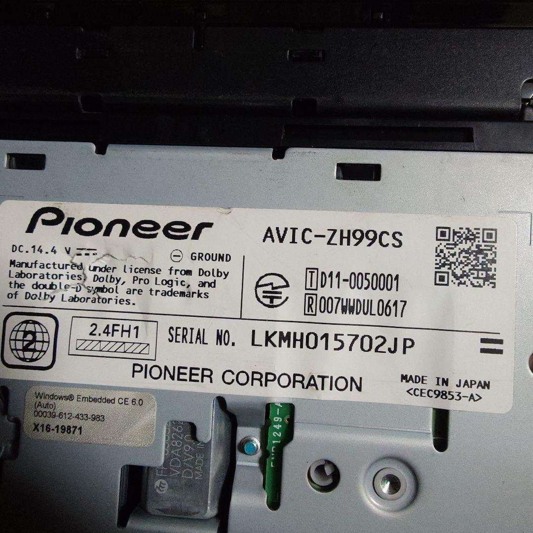 L*E様 カロッツェリア AVIC-ZH99CS 中古ナビ CD/DVD/BT