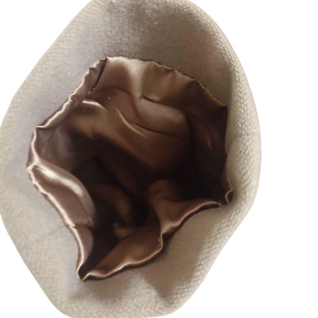 23区 フォックスファー付 ロングコート 40 アンゴラ混