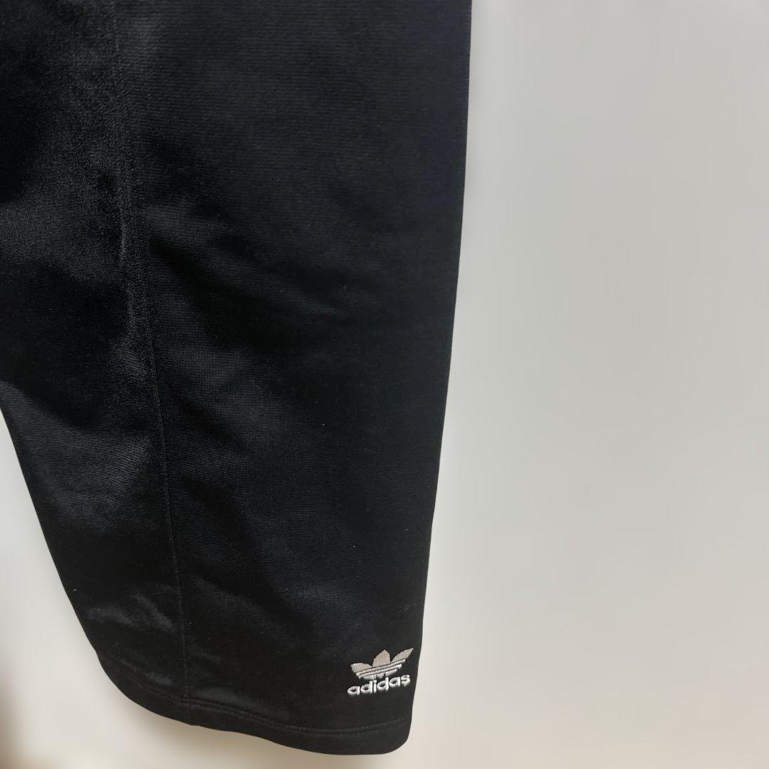 かアディダス　オーバーオール　サロペット　ブラック　Lサイズ