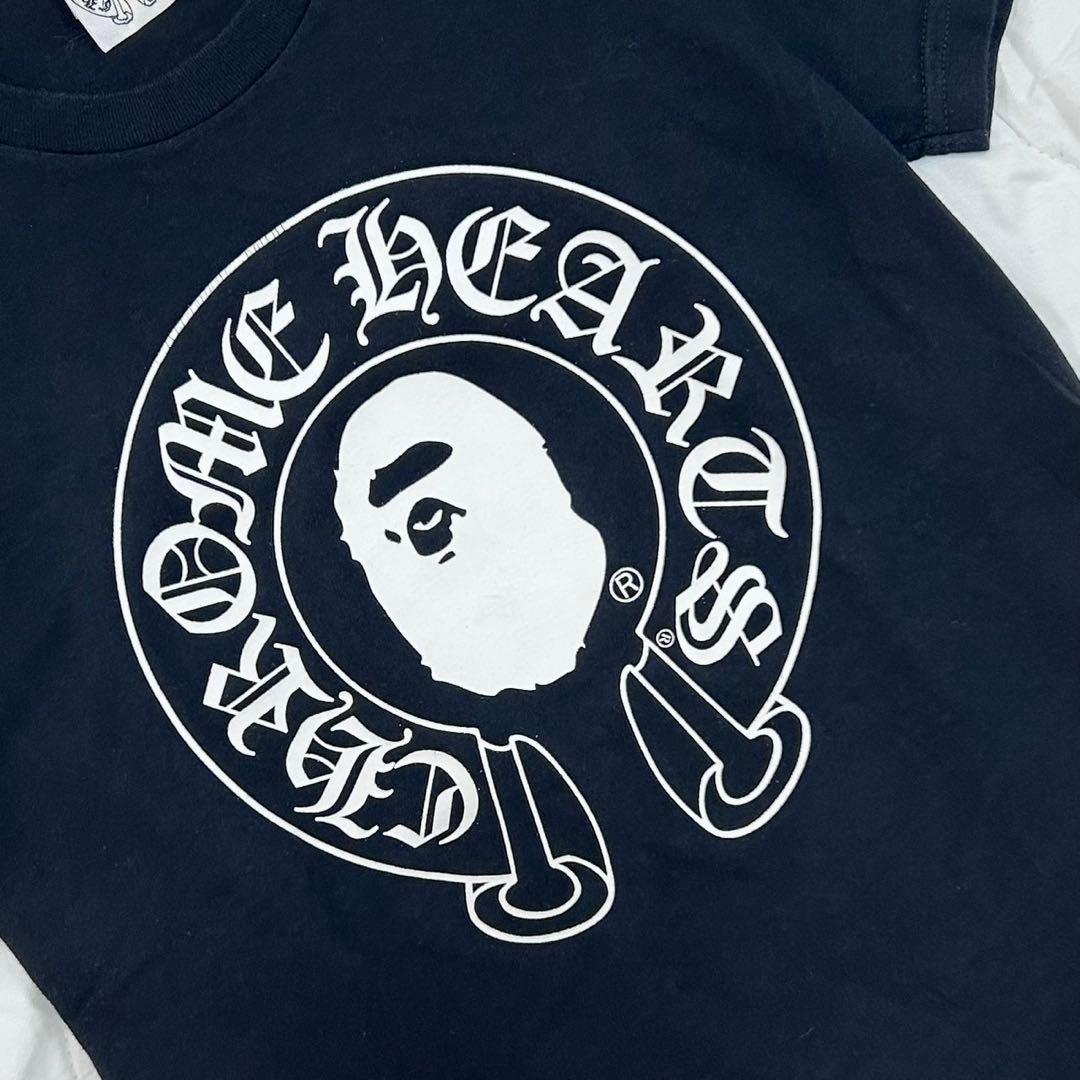 美品 正規品 CHROME HEARTS エイプ コラボ 半袖 Tシャツ XS
