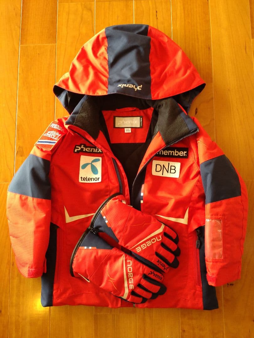 【110cm】美品 Phoenix フェニックス 上下 グローブ付 サイズ調節可