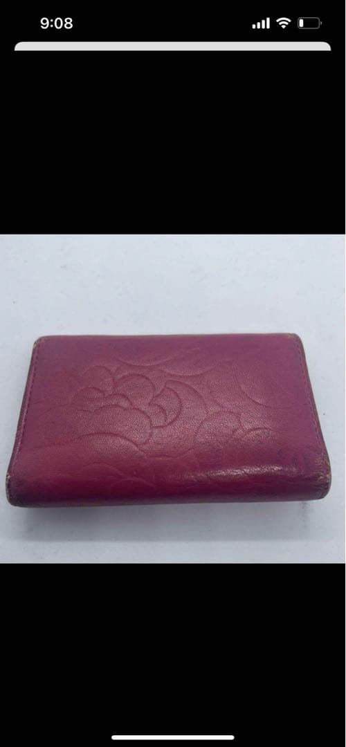 値下げ　CHANEL シャネル　カメリア　キーケース　６連フック