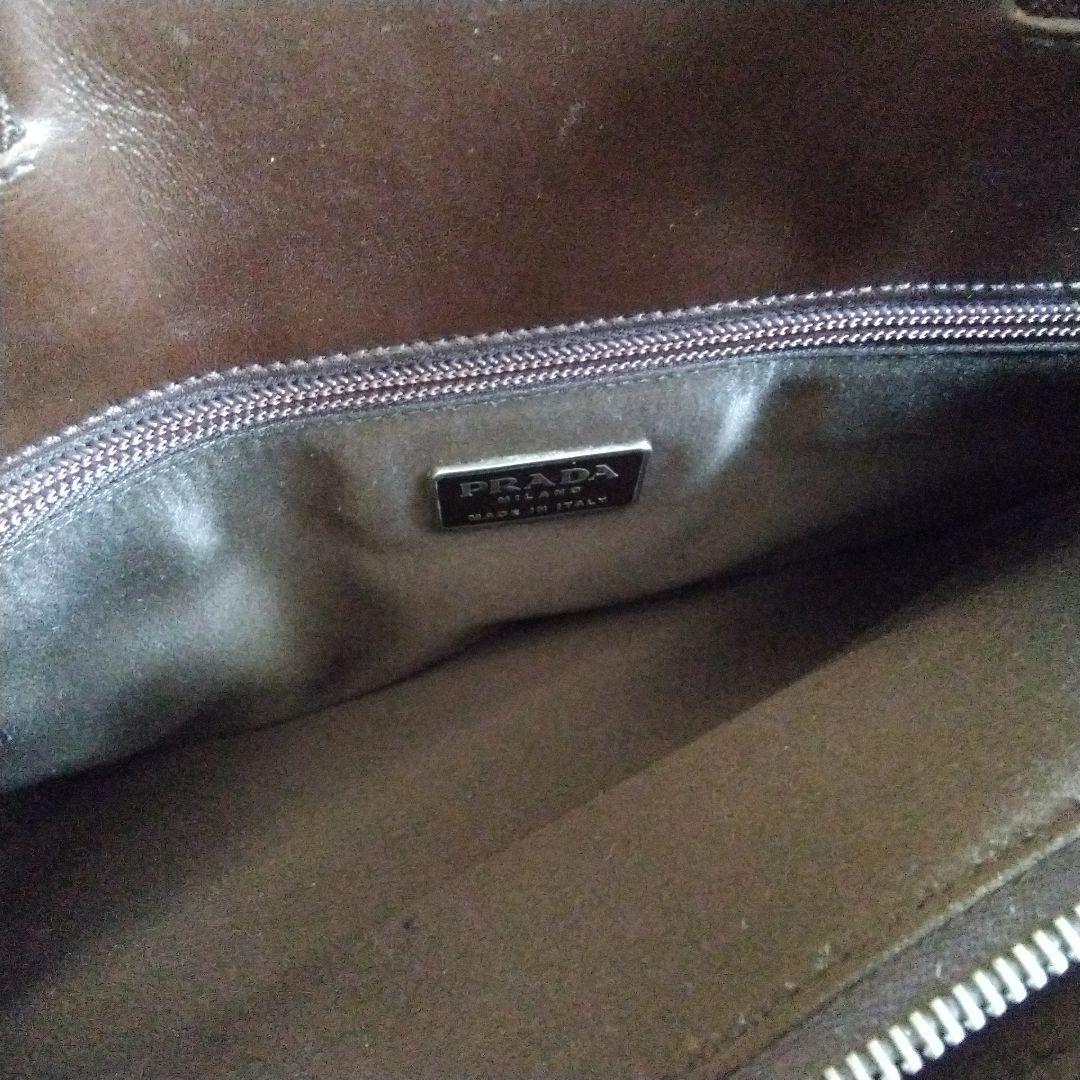 PRADA　プラダ　トートバッグ　ダークブラウン