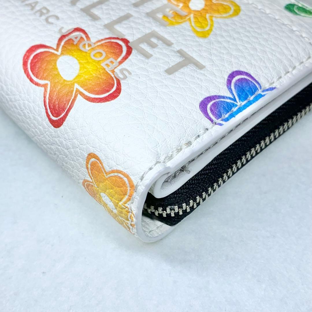 新品 MARC JACOBS THE WILD DAISY 折り財布 レザー