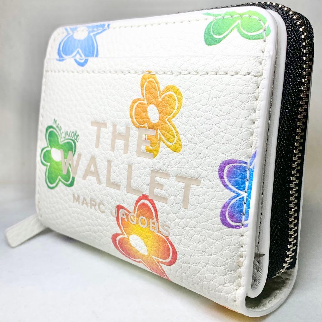 新品 MARC JACOBS THE WILD DAISY 折り財布 レザー