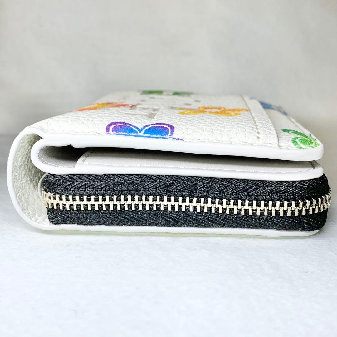 新品 MARC JACOBS THE WILD DAISY 折り財布 レザー