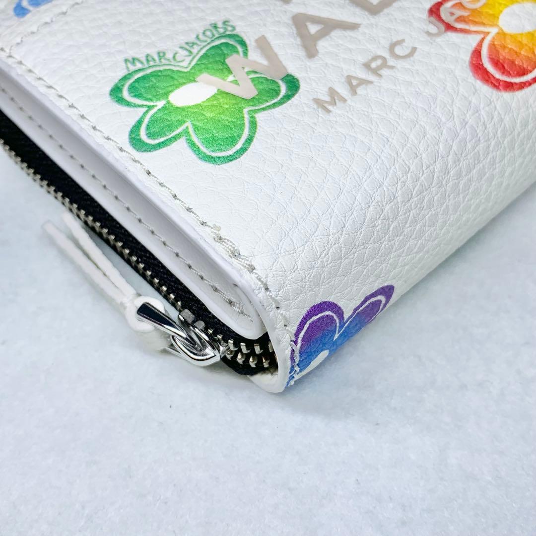新品 MARC JACOBS THE WILD DAISY 折り財布 レザー
