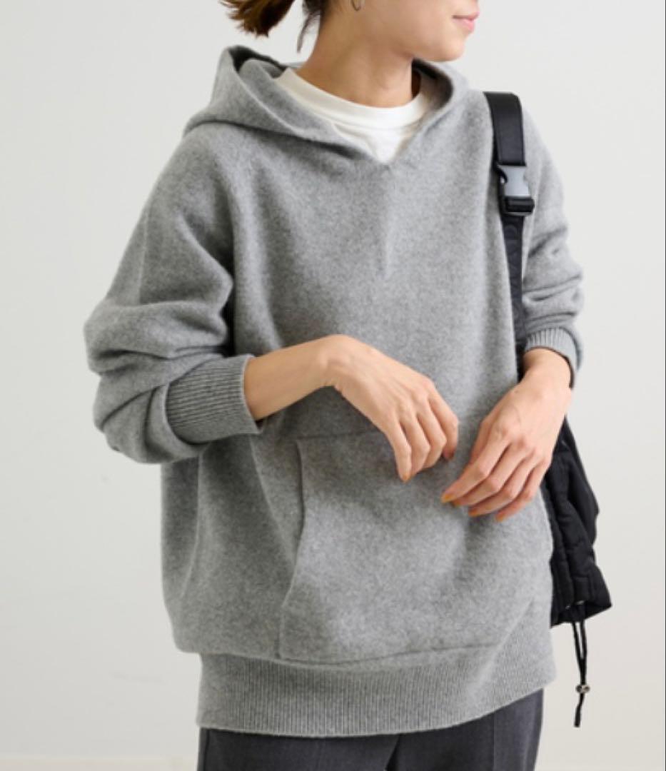 FRAMeWORK 圧縮ウールフードプルオーバー