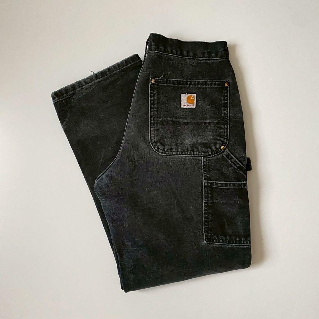 00s カーハート ダブルニーダックペインター ブラック 31×30