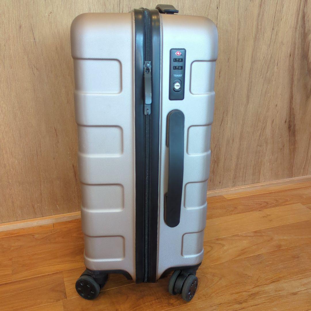 無印良品 バーを自由に調節できるハードキャリーケース36L ベージュ