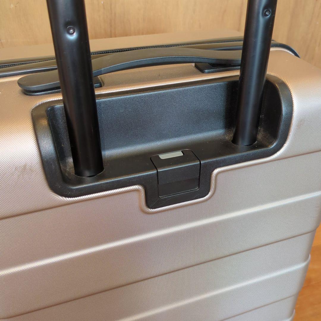 無印良品 バーを自由に調節できるハードキャリーケース36L ベージュ