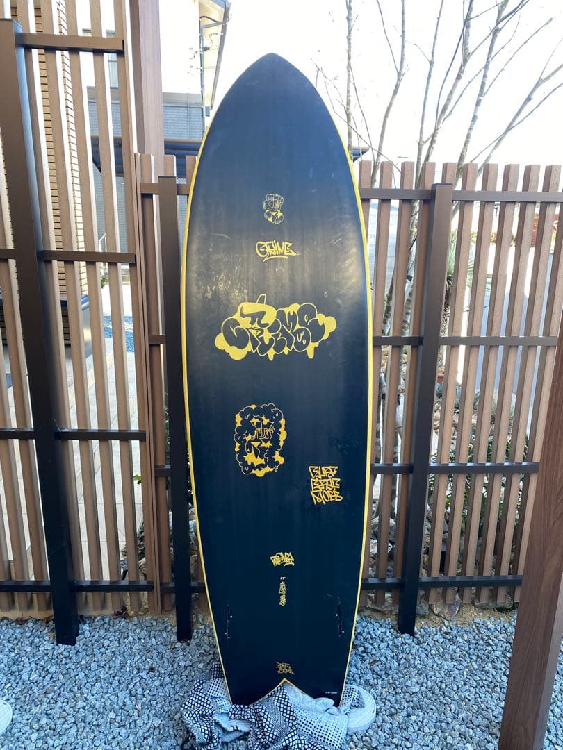 CRIME クライムCALIFORNIAKEEL 6’5 フィン付きサーフボード