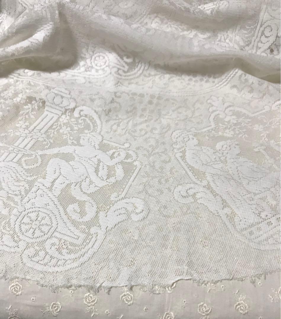 お値下げ‼️アンティークレース・フランスフィレレース