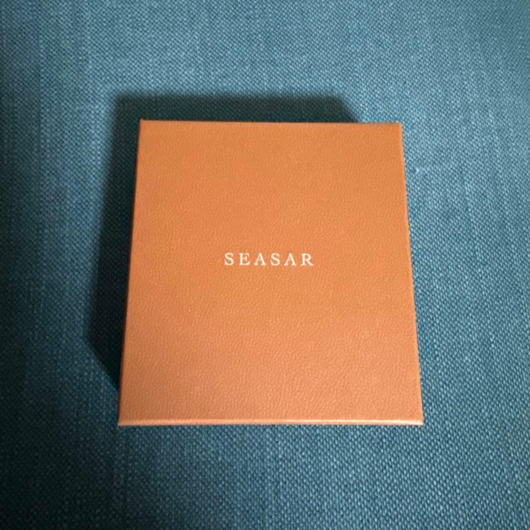 SEASAR 二つ折り財布 コニャック色