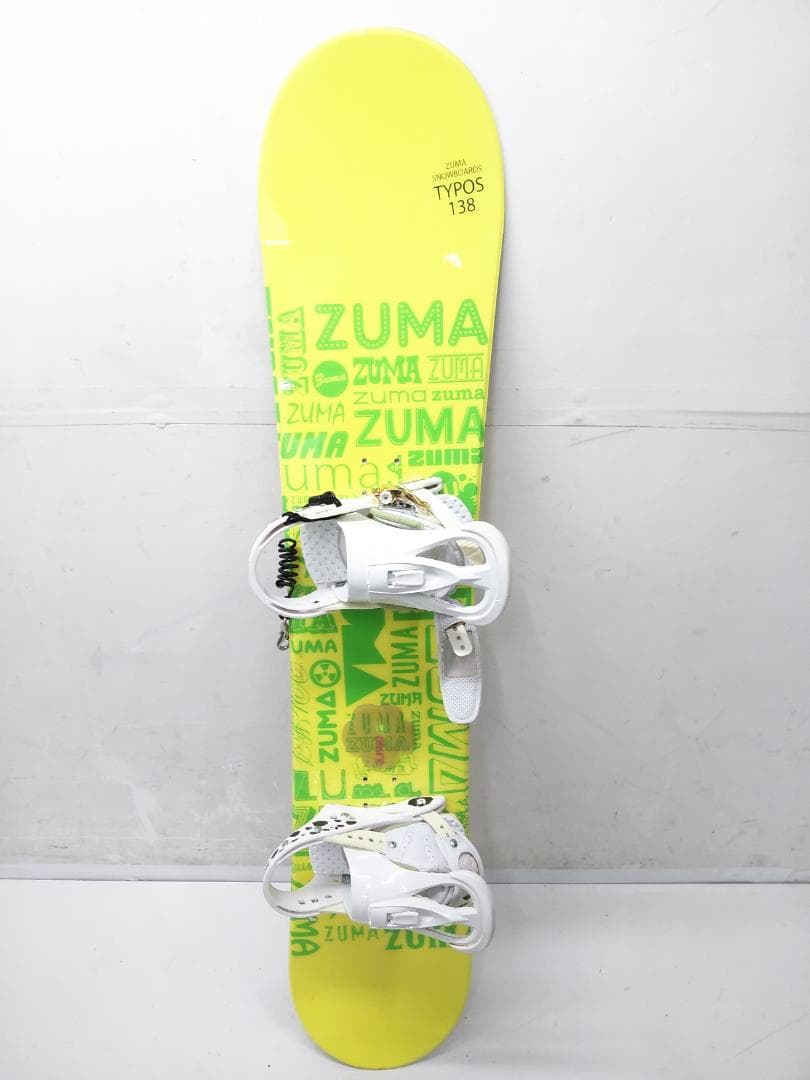 レディース ジュニア向け スノーボード3点セット ZUMA138+ブーツ23.5
