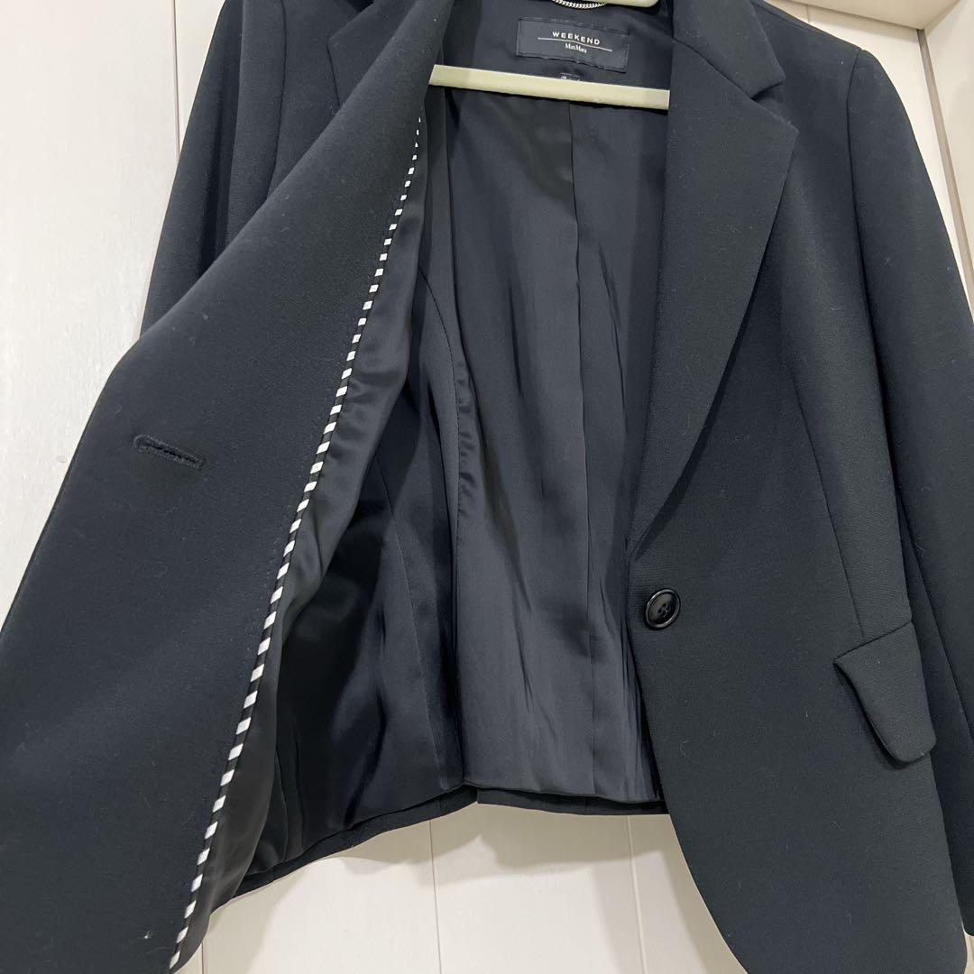 なお✨WEEKEND MaxMara テーラードジャケット ブラック M
