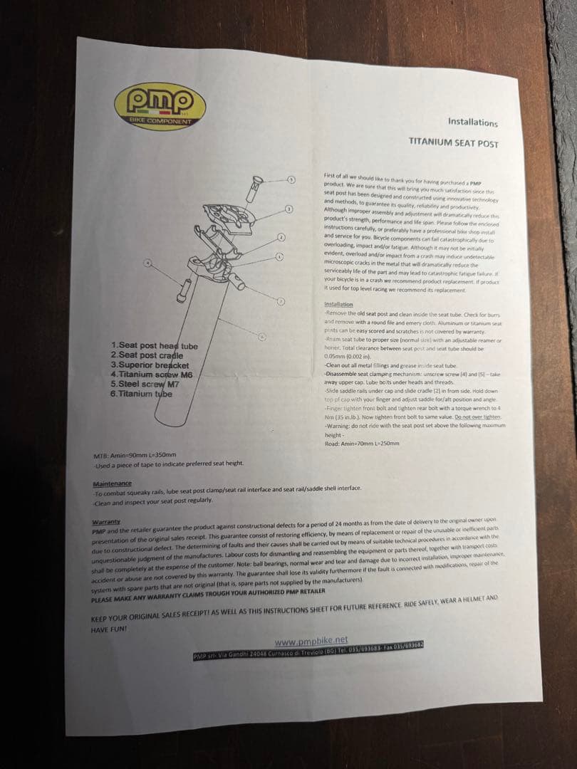 【真作】DE ROSA TITANIO - ドリアーノ・デ・ローザ氏 製作期