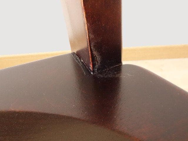 北海道民芸家具　HM645　ラダーバックチェア　再塗装済　USED