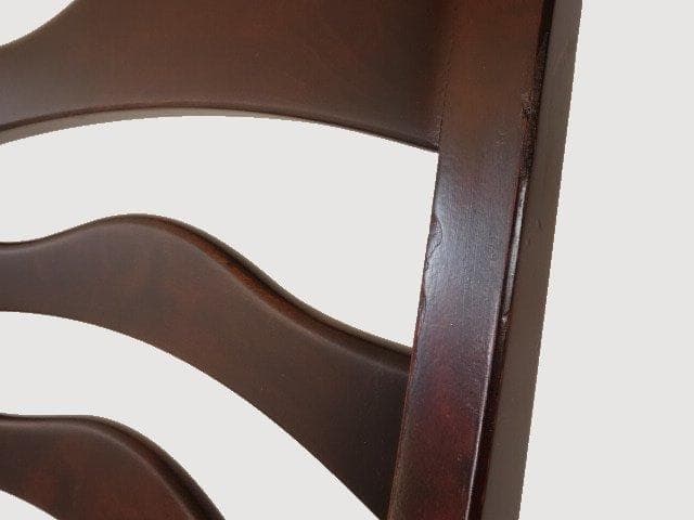 北海道民芸家具　HM645　ラダーバックチェア　再塗装済　USED