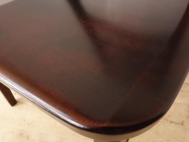 北海道民芸家具　HM645　ラダーバックチェア　再塗装済　USED