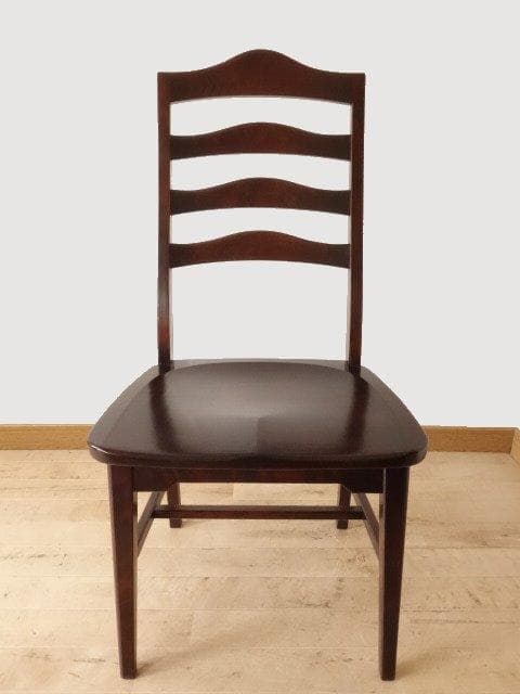 北海道民芸家具　HM645　ラダーバックチェア　再塗装済　USED