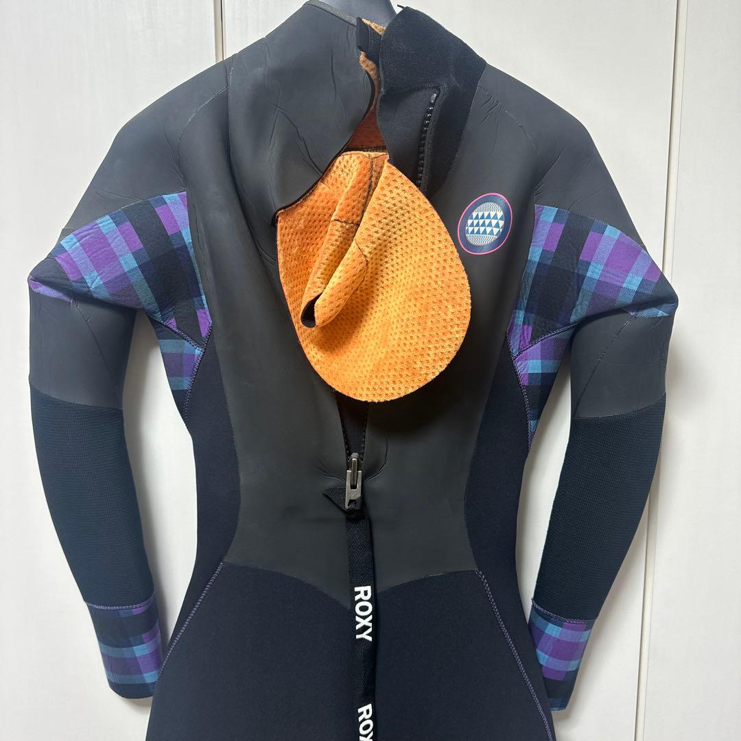 ❤️ROXY❤️５㎜フルスーツ❤️ブラック/パープル