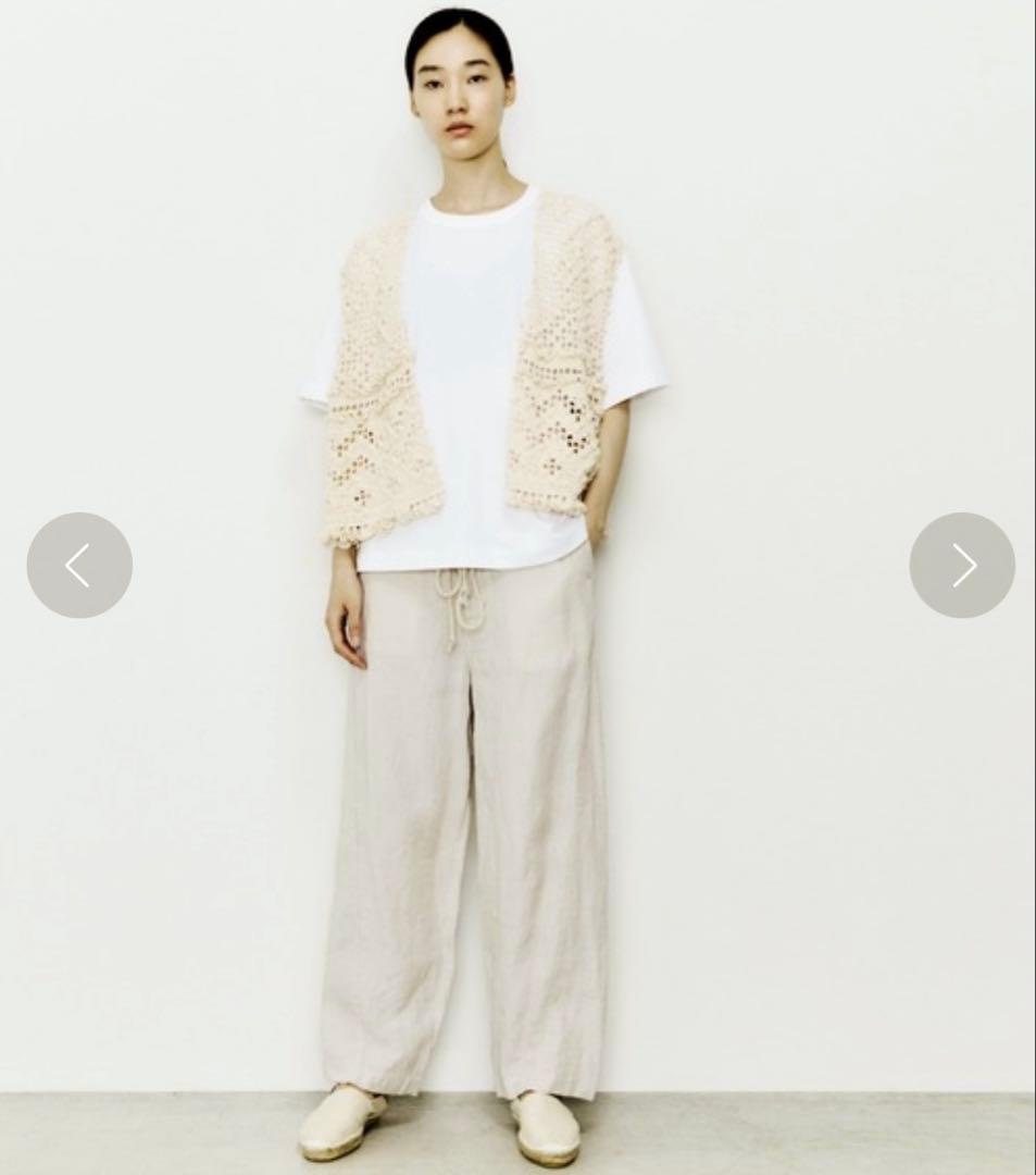 【定価42900円】unfil ハンドクロシェットジレ 手かぎ針編みベスト