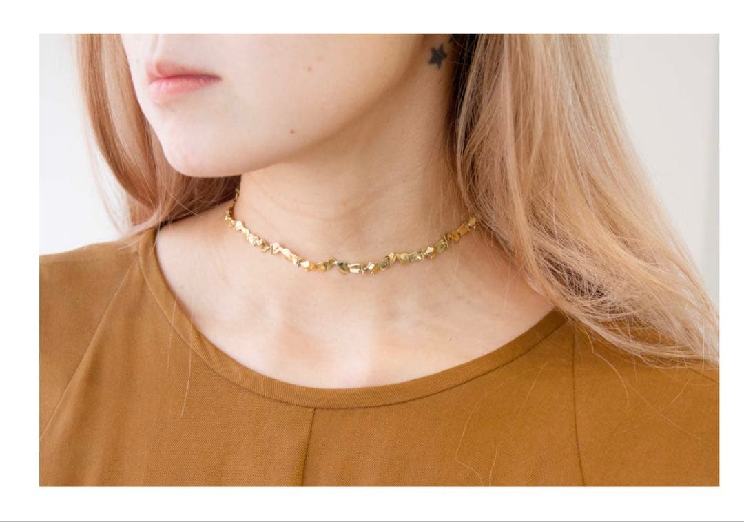 【専用】pluie プリュイ デブリス チョーカー　GOLD ゴールド