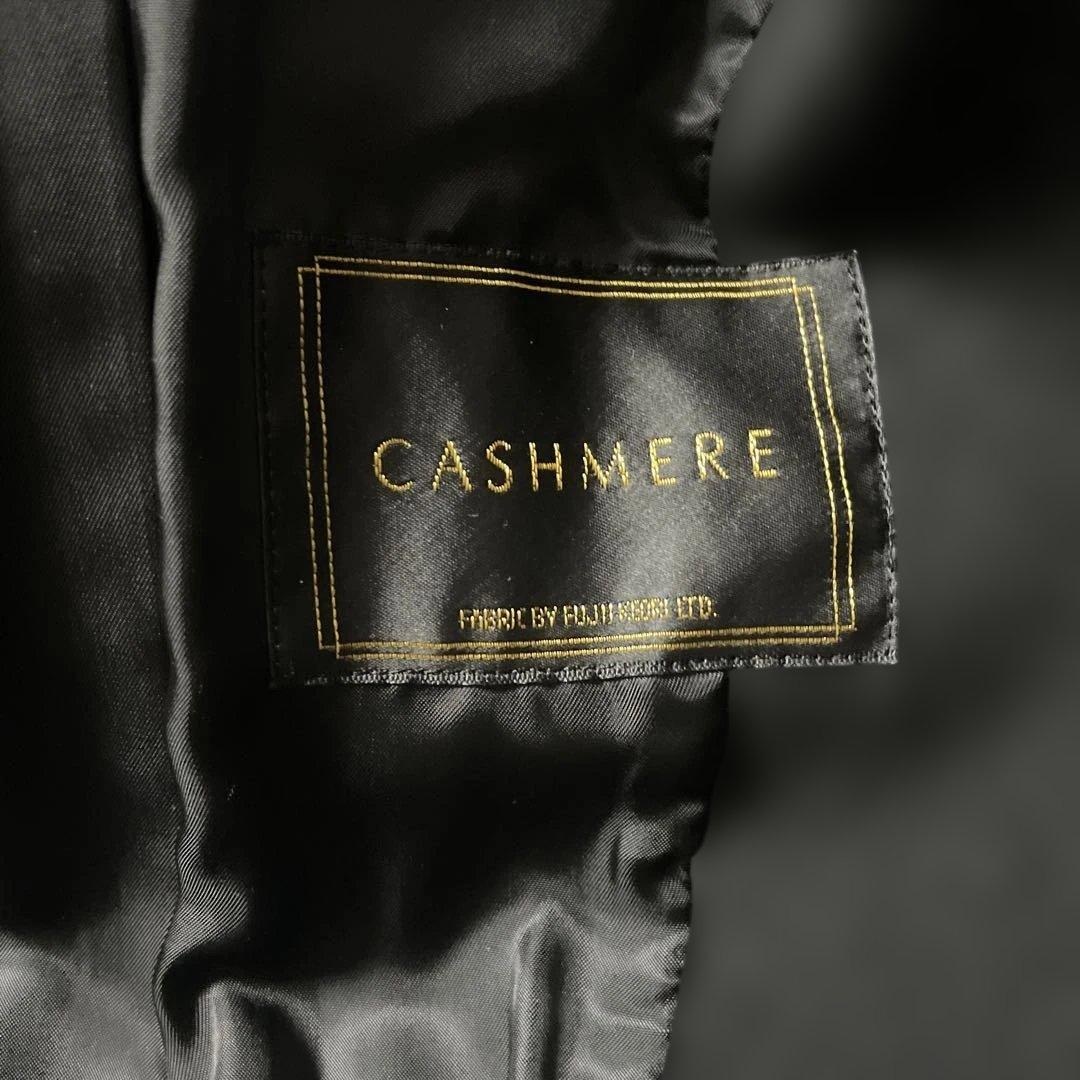 INED イネド カシミヤ100% ロングコート ブラック