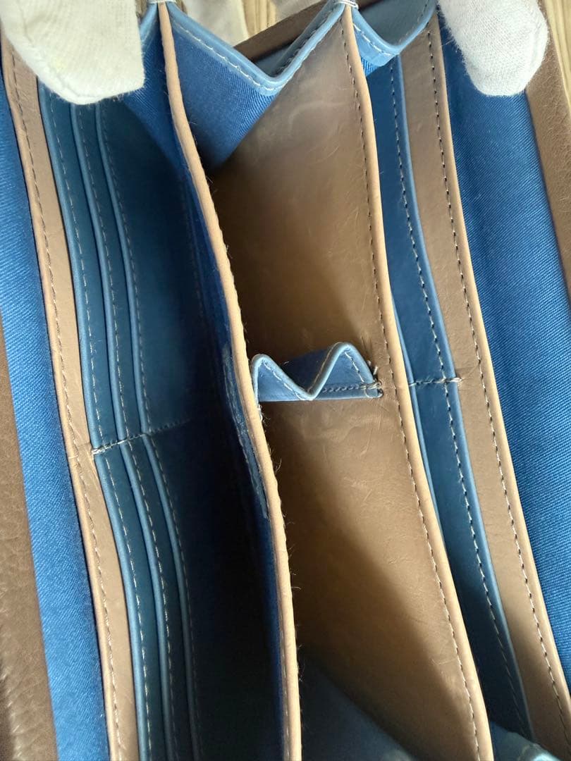 【美品】ゲンテン リサラーソン　genten がま口財布　長財布