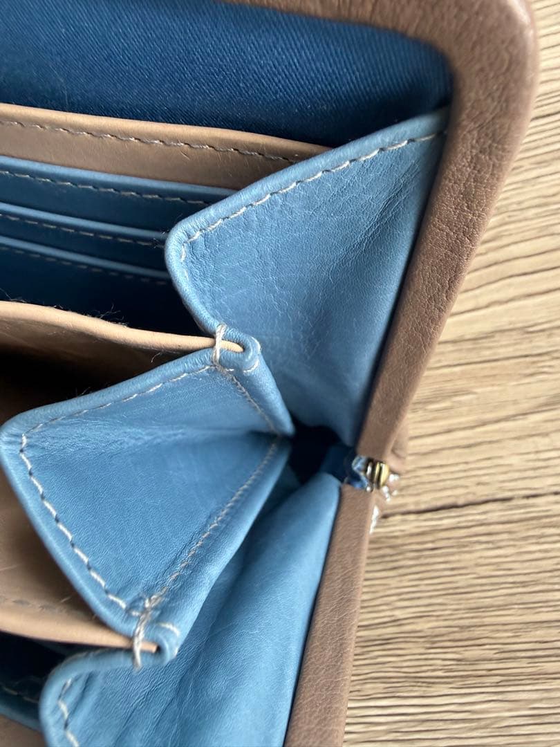 【美品】ゲンテン リサラーソン　genten がま口財布　長財布