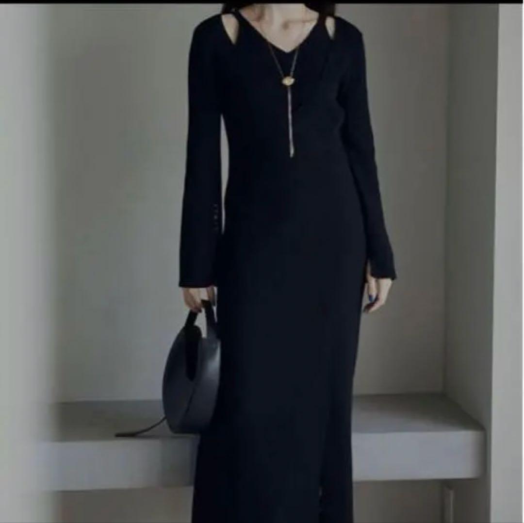 ワンピース AMERI vintage LAYERED KNIT DRESS