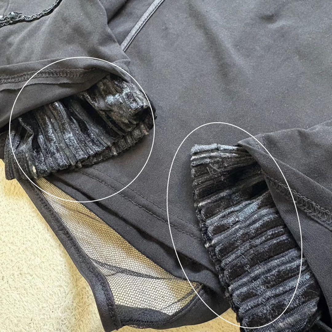 OZZ ONESTE オッズオン 長袖トップス レースアップ チャイナ 和柄 花