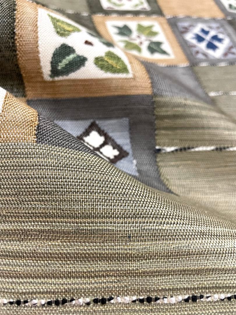 リバーシブル すくい織 教会 袋帯