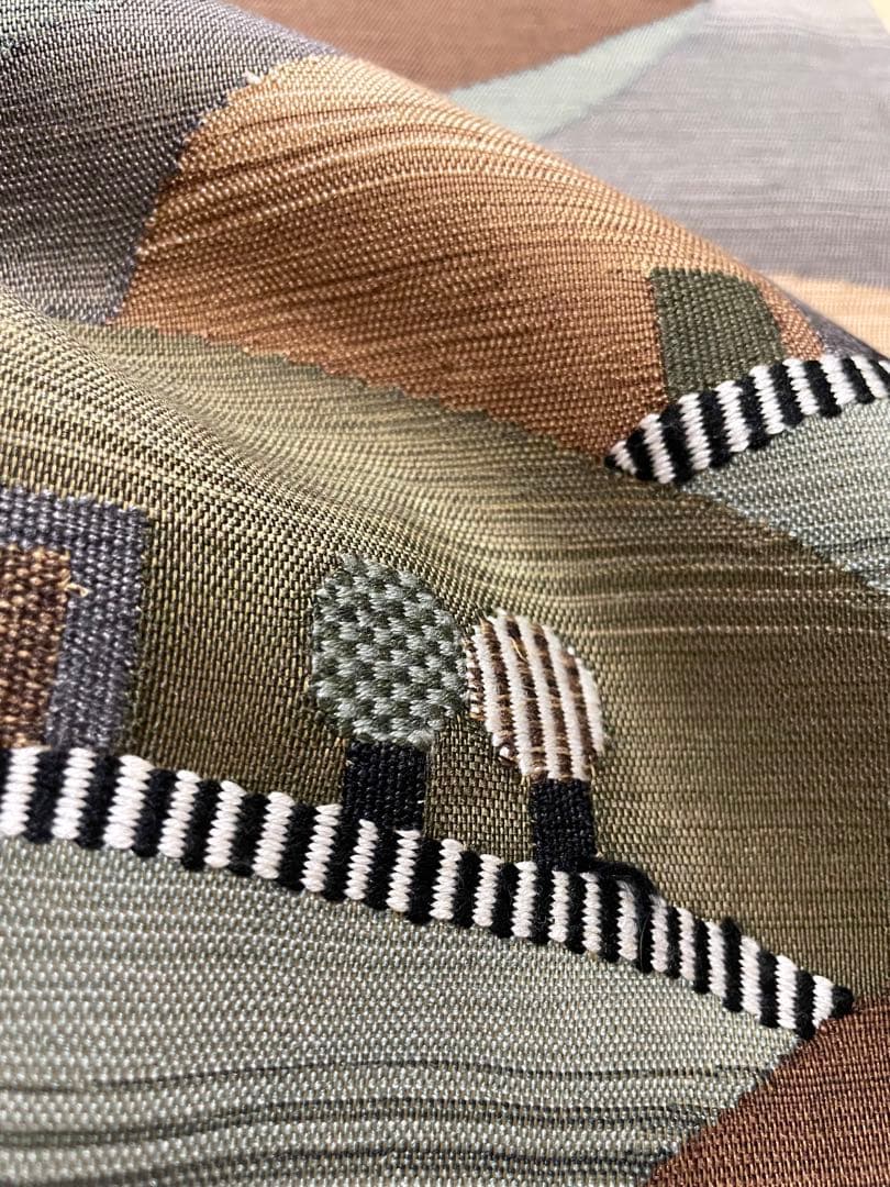 リバーシブル すくい織 教会 袋帯