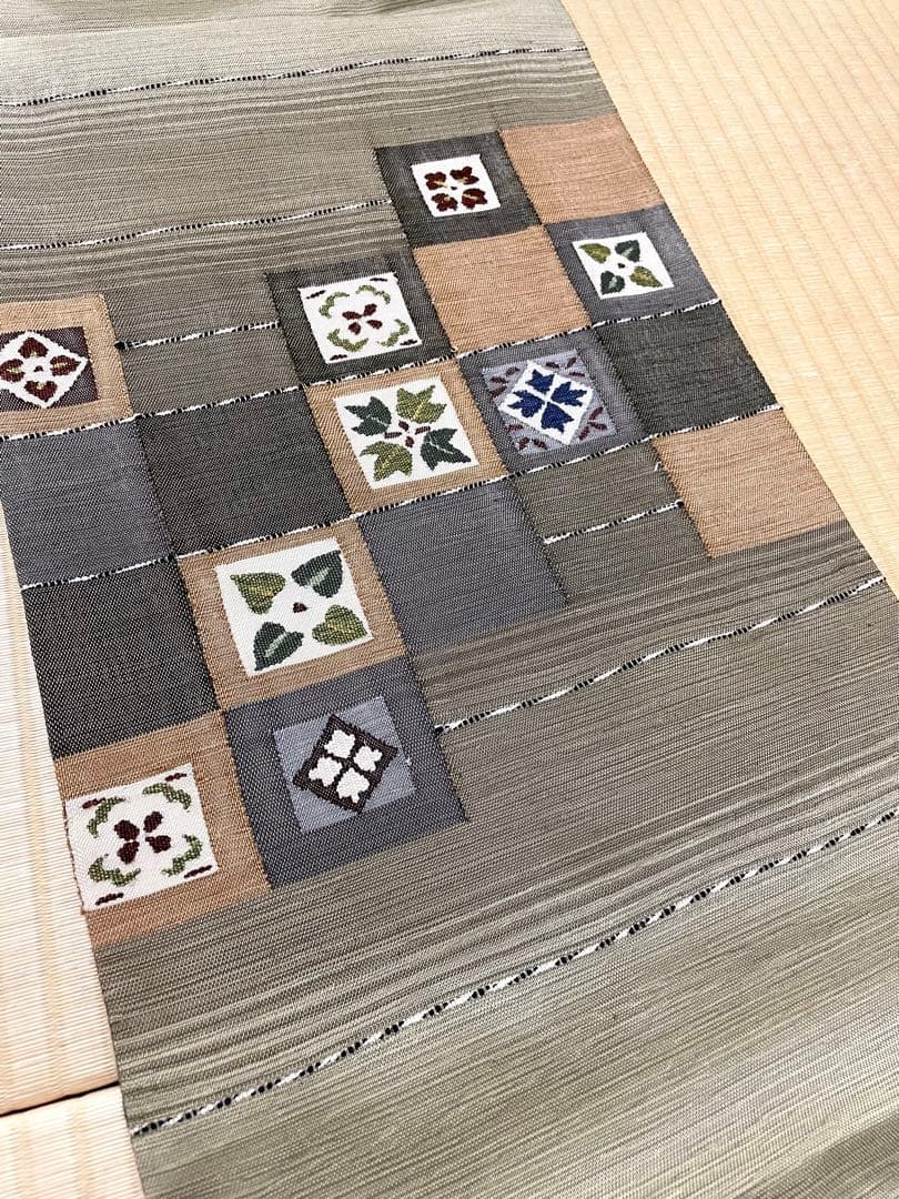 リバーシブル すくい織 教会 袋帯